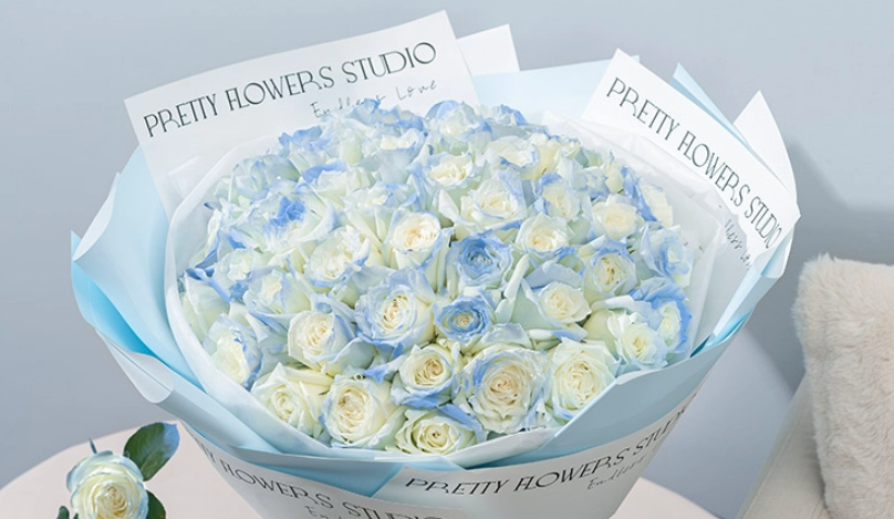 碎冰藍玫瑰送禮