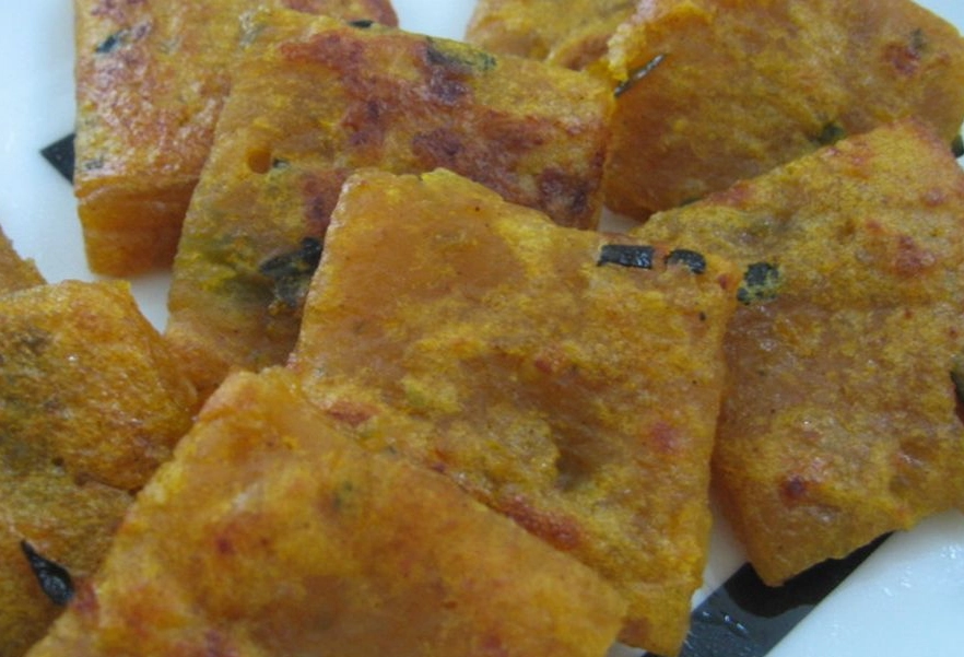 南瓜豆腐煎餅 做法