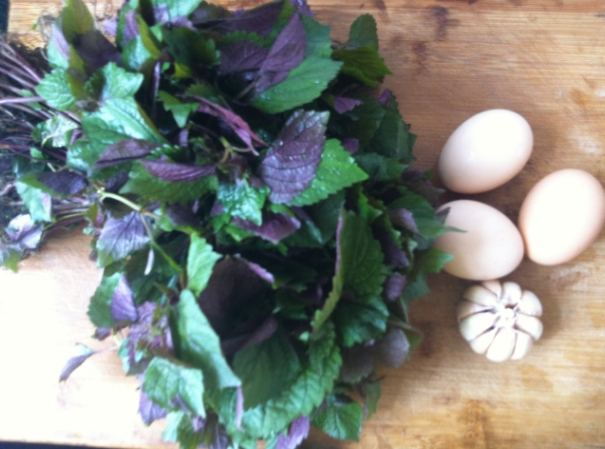 紫蘇炒蛋做法