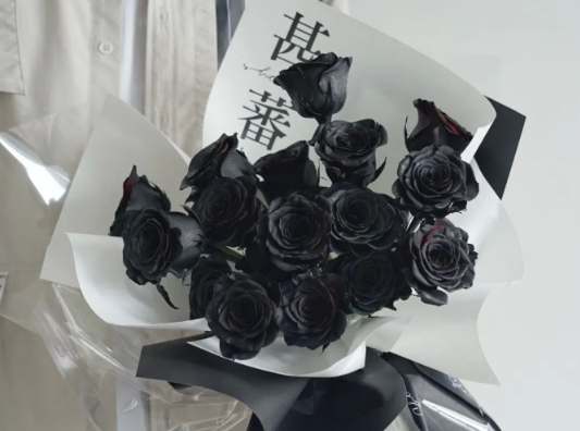 黑玫瑰花語意思