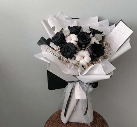 黑玫瑰花語意思