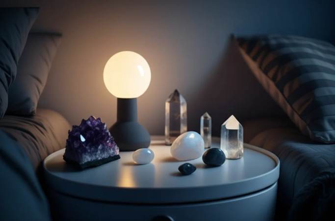 水晶助眠方法