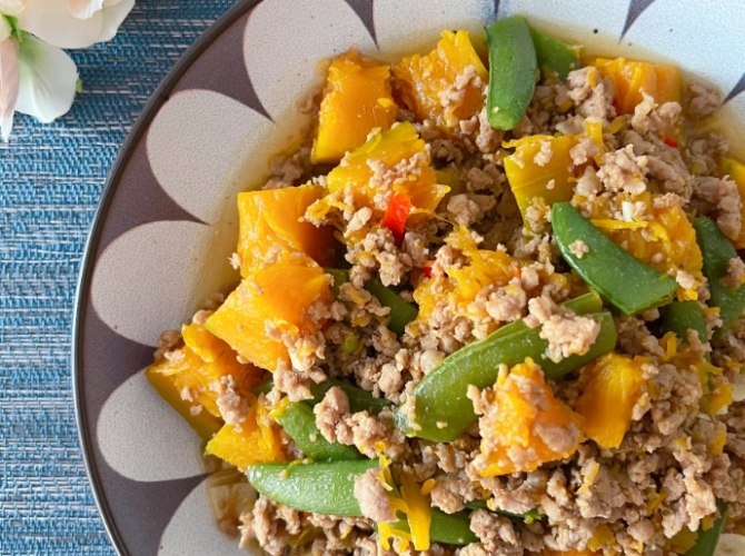 南瓜豆腐絞肉食譜