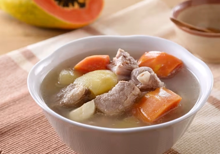 熟木瓜排骨湯做法