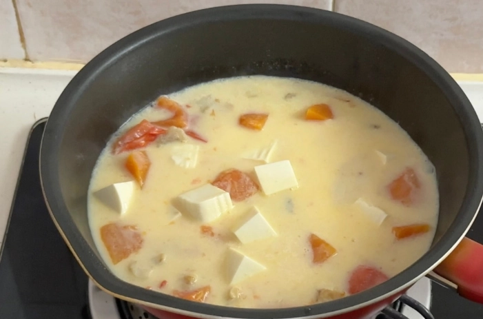 木瓜蕃茄豆腐魚湯 食譜