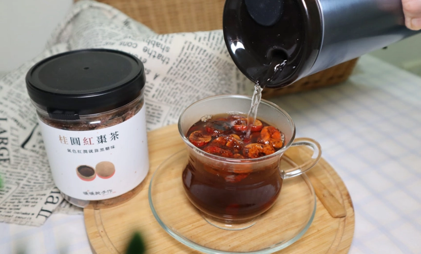 月經量多喝桂圓紅棗茶