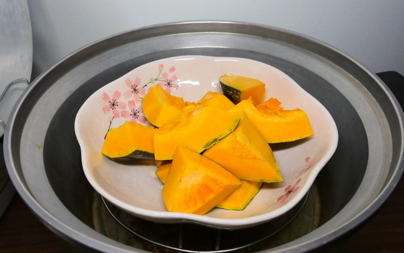 電鍋蒸南瓜做法