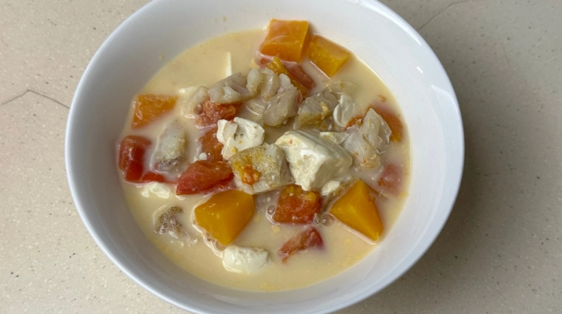 木瓜蕃茄豆腐魚湯